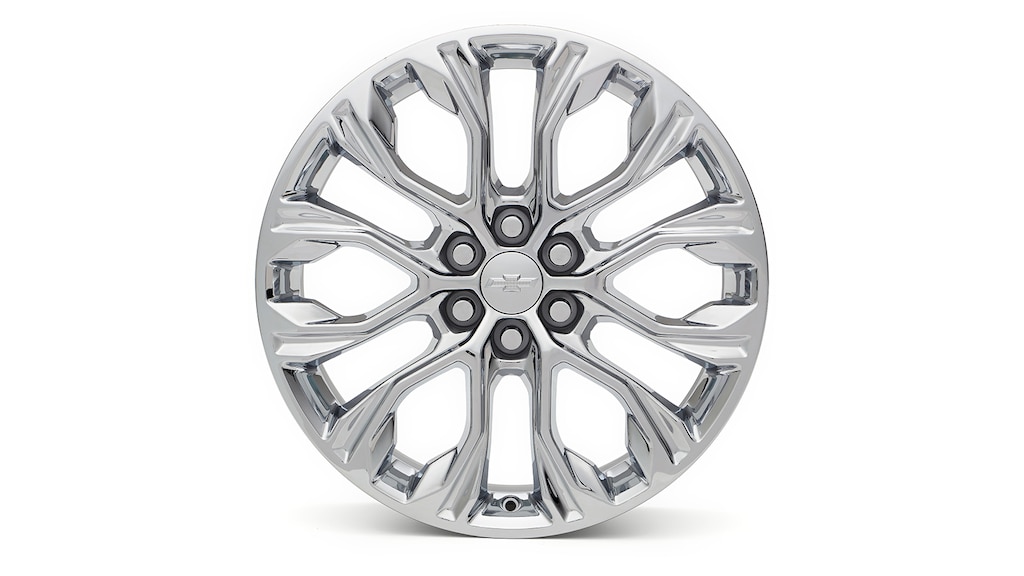 Rin de aluminio de 20 pulgadas con 6 brazos cromado para tu camioneta mediana, Chevrolet Blazer 2024