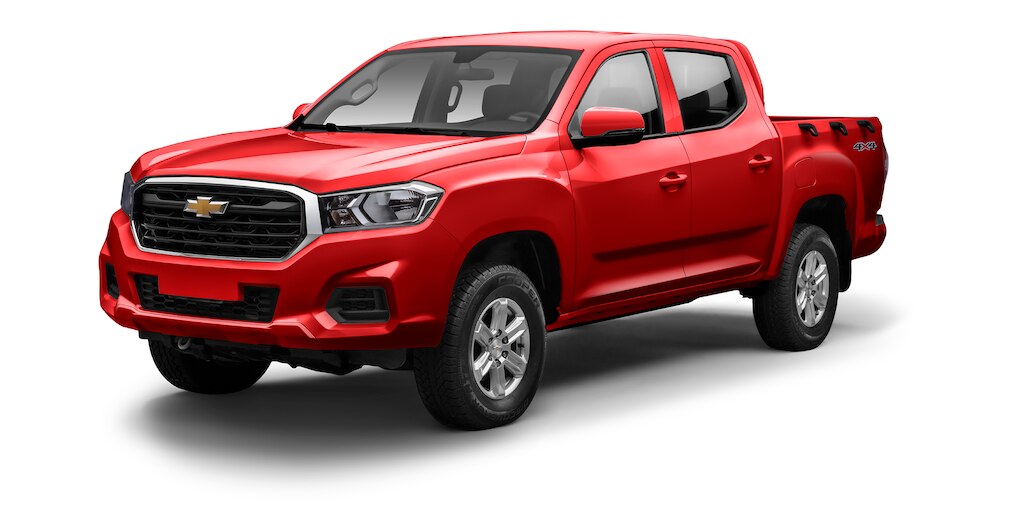 Chevrolet S10 Max 2025, tu camioneta pickup 4 cilindros en color rojo dragón