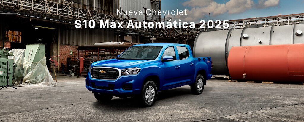 Chevrolet S10 Max 2025, camioneta pickup 4 cilindros con capacidad para cualquier tipo de trabajo