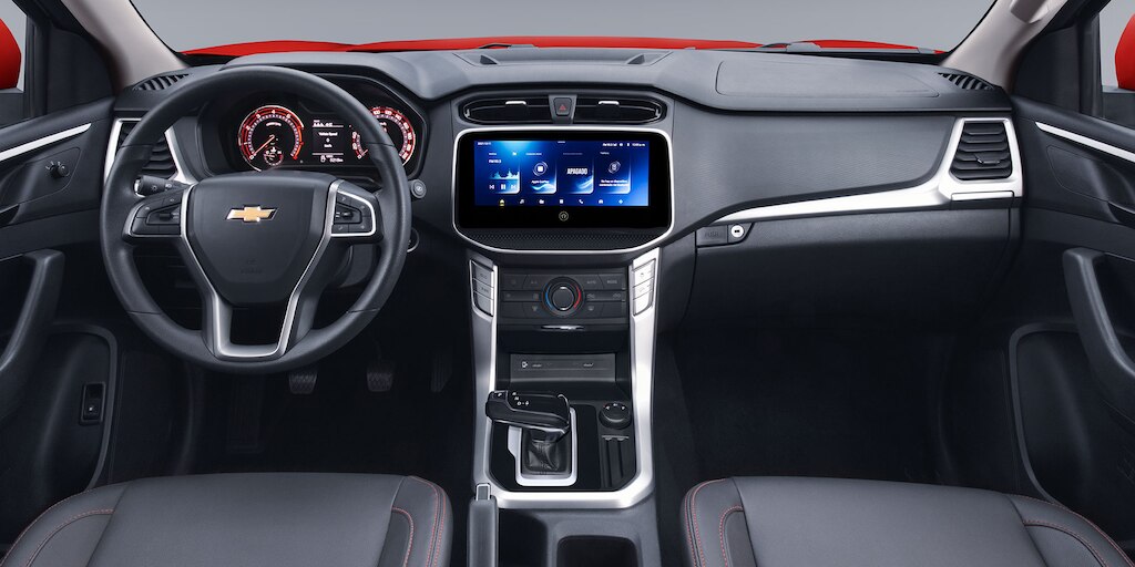 S10 Max 2025, tu pickup con sistema de infoentretenimiento Chevrolet con Bluetooth, radio AM/FM, MP3 y AUX